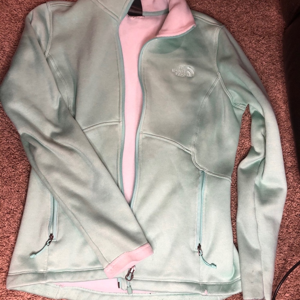 Light blue north face